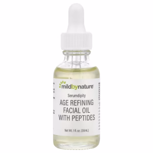 Mild By Nature, Serumdipity, Age Refining Facial Oil with Peptides, 1 fl oz (30 ml)